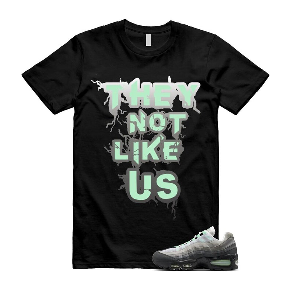 Air Max 95 Fresh Mint Big Bubble Black White Grey Shirt To Match Us T-Shirt 2026