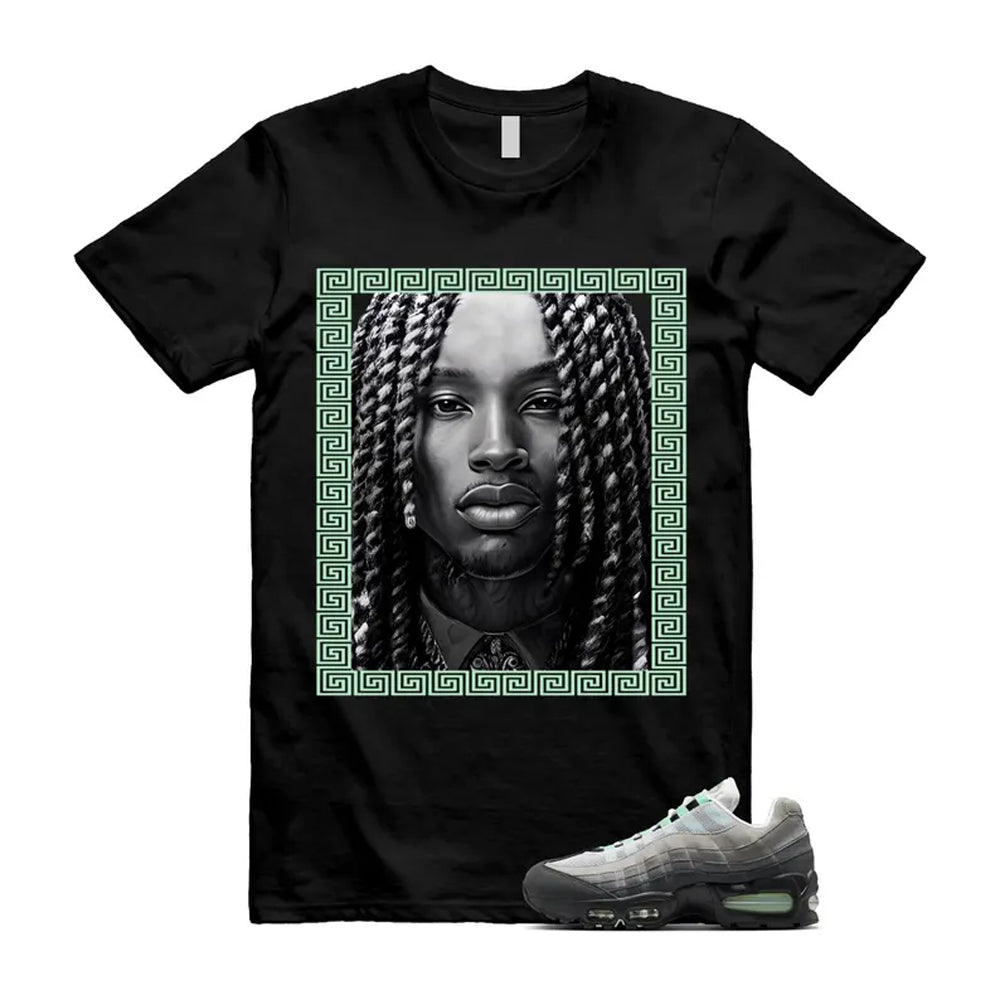 Air Max 95 Fresh Mint Big Bubble Black White Grey Shirt To Match Von T-Shirt 2026