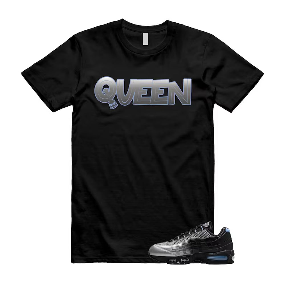 Air Max 95 Palace Black Silver Aluminum OG Big Bubble Shirt To Match Queen T-Shirt 2026