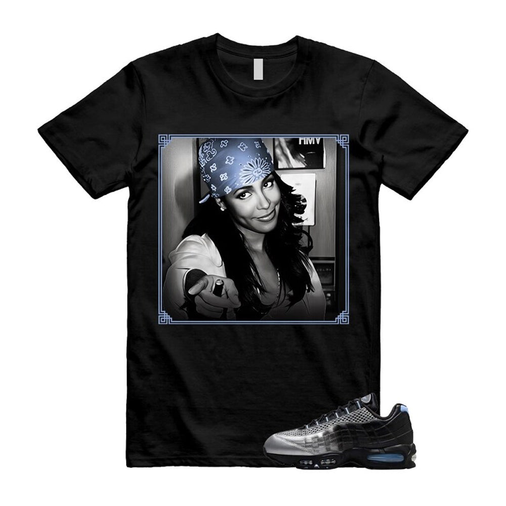 Air Max 95 Palace Black Silver Aluminum OG Big Bubble Shirt To Match Liyah T-Shirt 2026