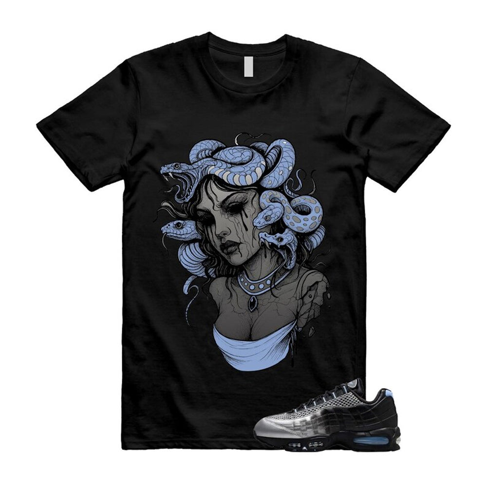 Air Max 95 Palace Black Silver Aluminum OG Big Bubble Shirt To Match Snakes T-Shirt 2026