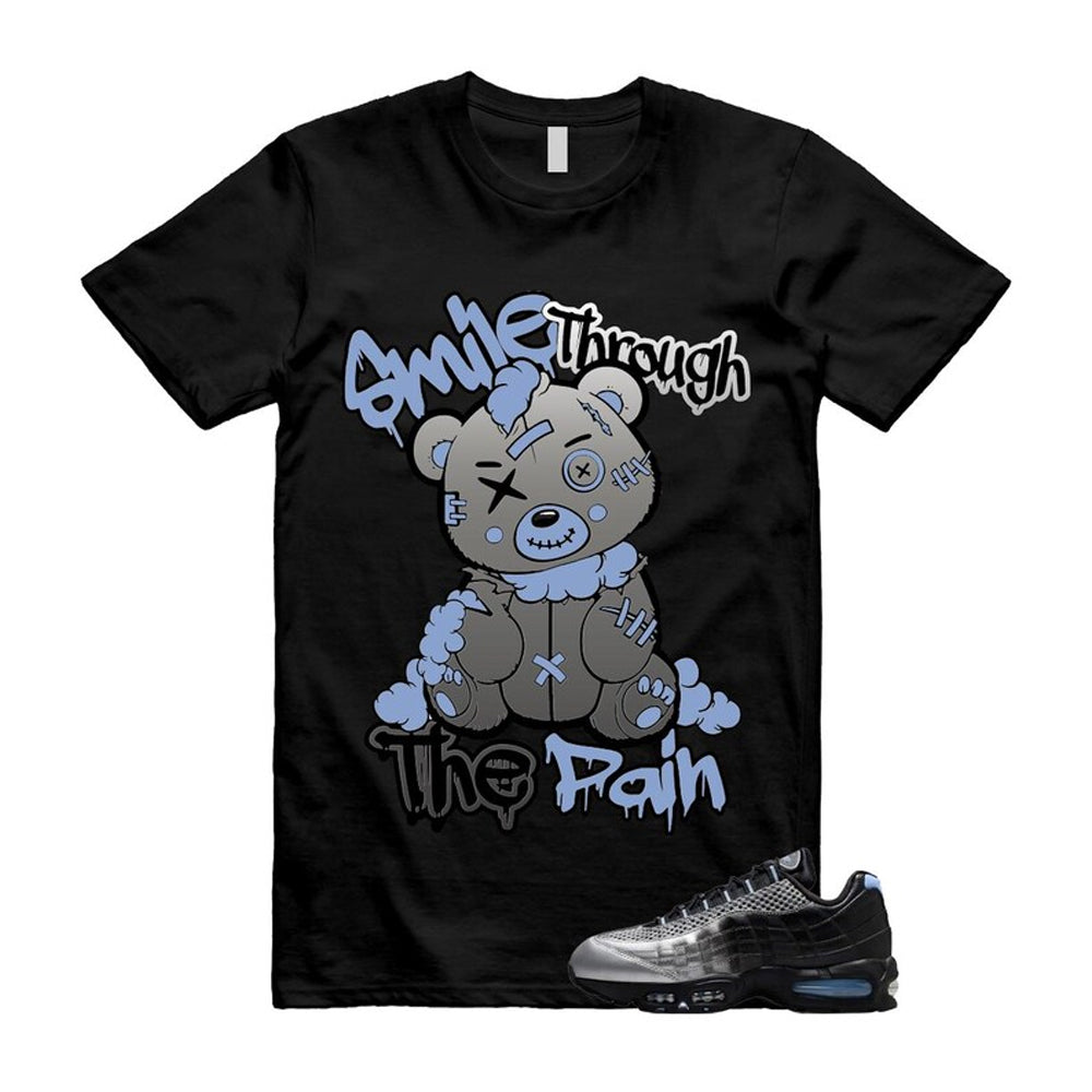 Air Max 95 Palace Black Silver Aluminum OG Big Bubble Shirt To Match Smile Through The Pain T-Shirt 2026