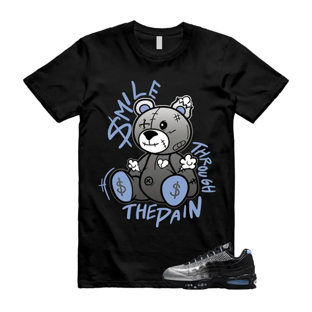Air Max 95 Palace Black Silver Aluminum OG Big Bubble Shirt To Match Smile Through The Pain 2 T-Shirt 2026