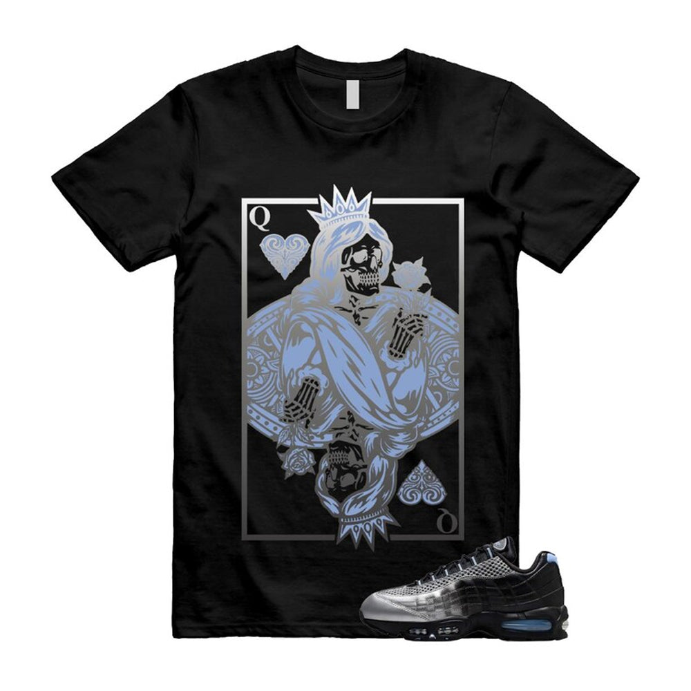 Air Max 95 Palace Black Silver Aluminum OG Big Bubble Shirt To Match Queen Card T-Shirt 2026