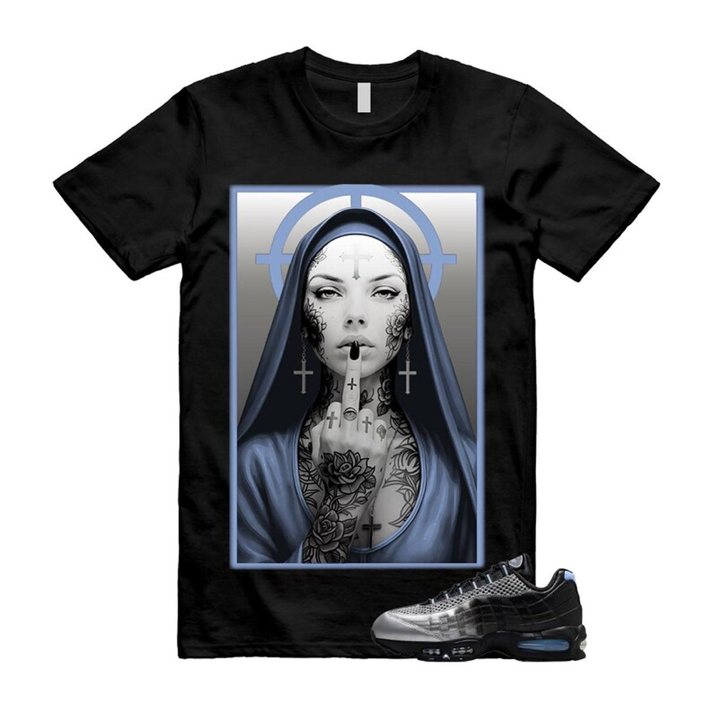 Air Max 95 Palace Black Silver Aluminum OG Big Bubble Shirt To Match Nun T-Shirt 2026