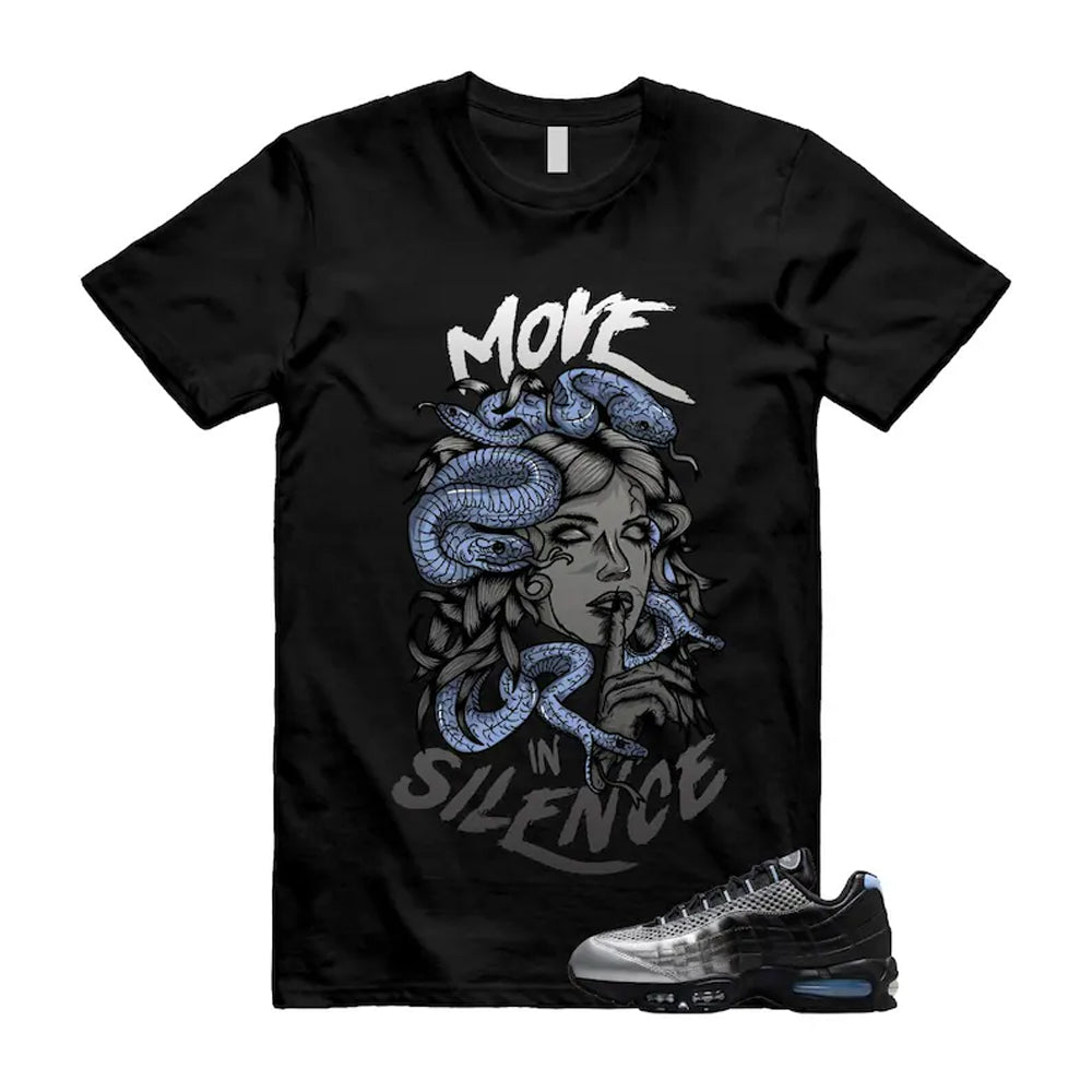Air Max 95 Palace Black Silver Aluminum OG Big Bubble Shirt To Match Move Is Silence T-Shirt 2026