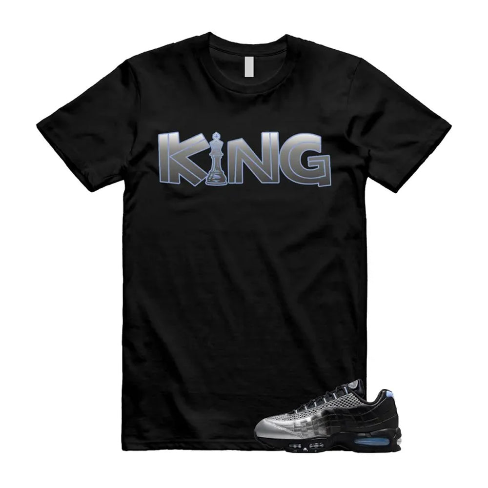 Air Max 95 Palace Black Silver Aluminum OG Big Bubble Shirt To Match King T-Shirt 2026