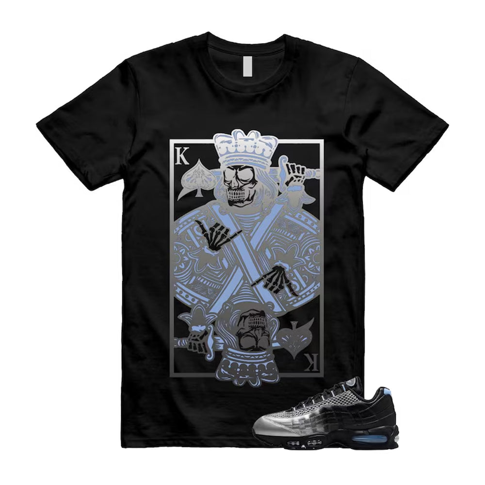 Air Max 95 Palace Black Silver Aluminum OG Big Bubble Shirt To Match King Card T-Shirt 2026