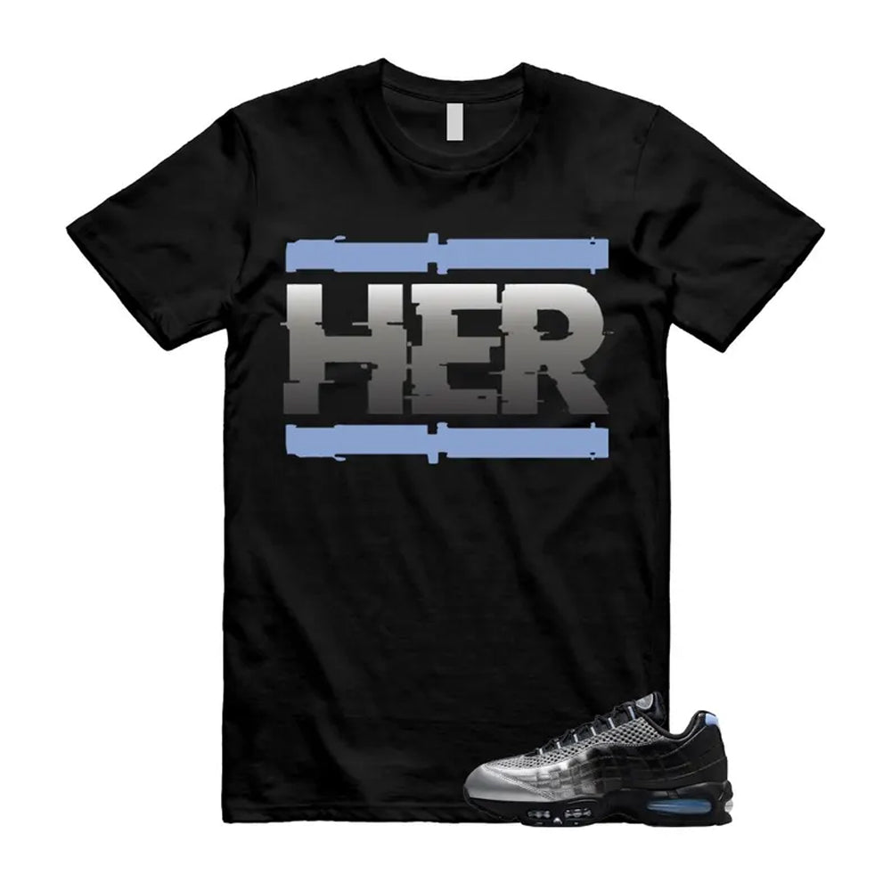 Air Max 95 Palace Black Silver Aluminum OG Big Bubble Shirt To Match Her T-Shirt 2026