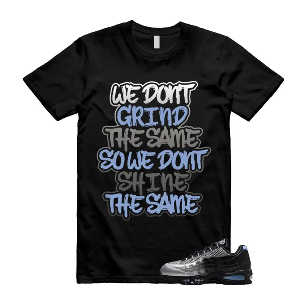 Air Max 95 Palace Black Silver Aluminum OG Big Bubble Shirt To Match Grind T-Shirt 2026