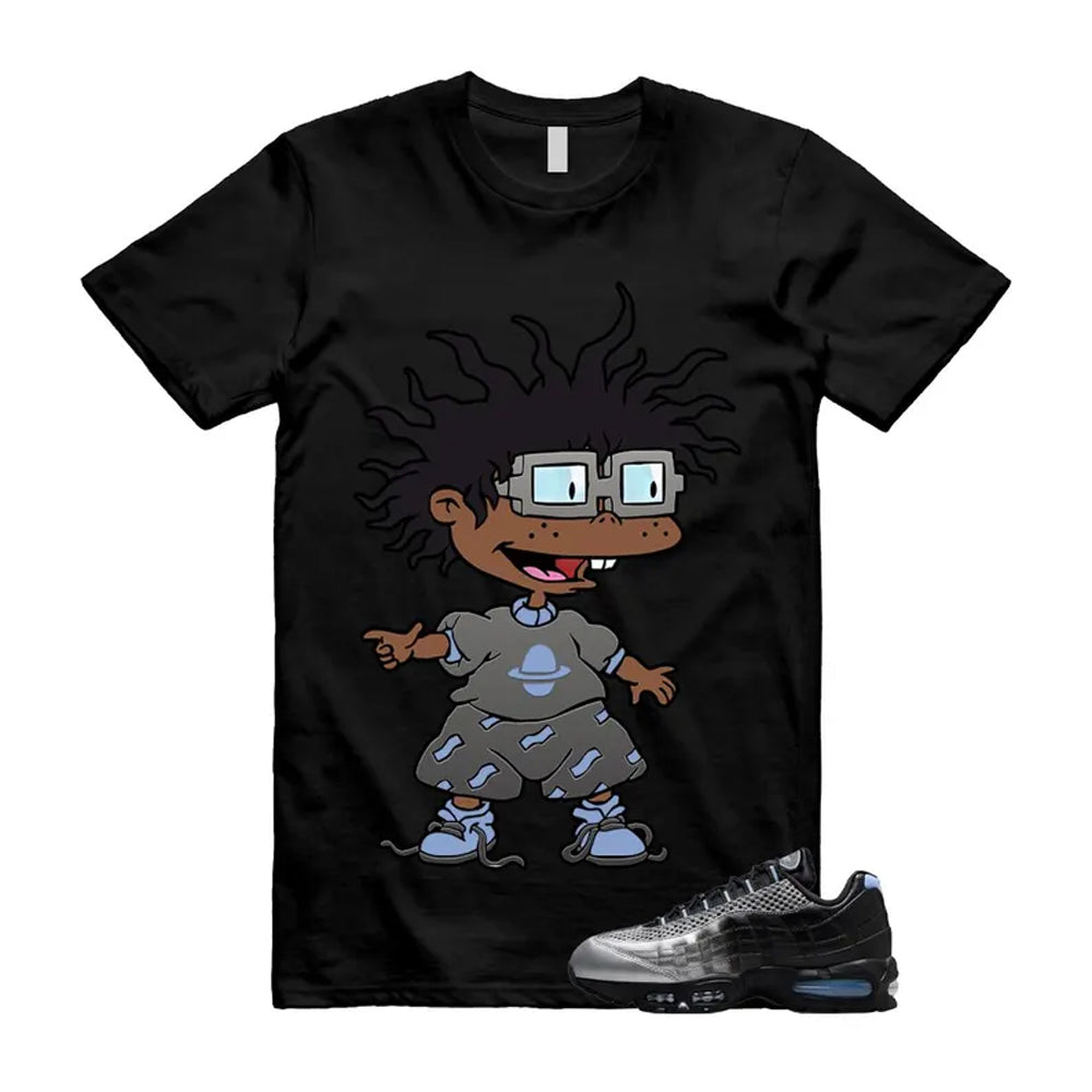 Air Max 95 Palace Black Silver Aluminum OG Big Bubble Shirt To Match Chuckie T-Shirt 2026
