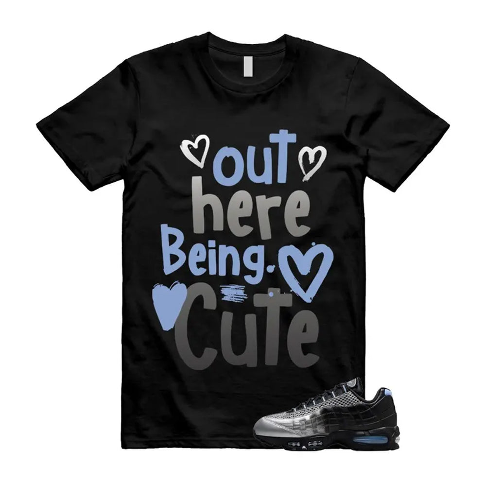Air Max 95 Palace Black Silver Aluminum OG Big Bubble Shirt To Match Out Here Being Cute T-Shirt 2026