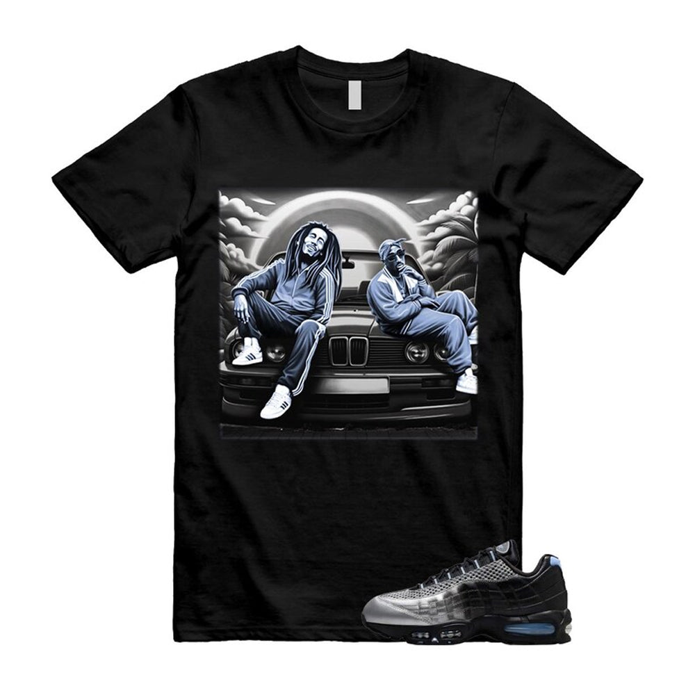 Air Max 95 Palace Black Silver Aluminum OG Big Bubble Shirt To Match Bob Pac T-Shirt 2026