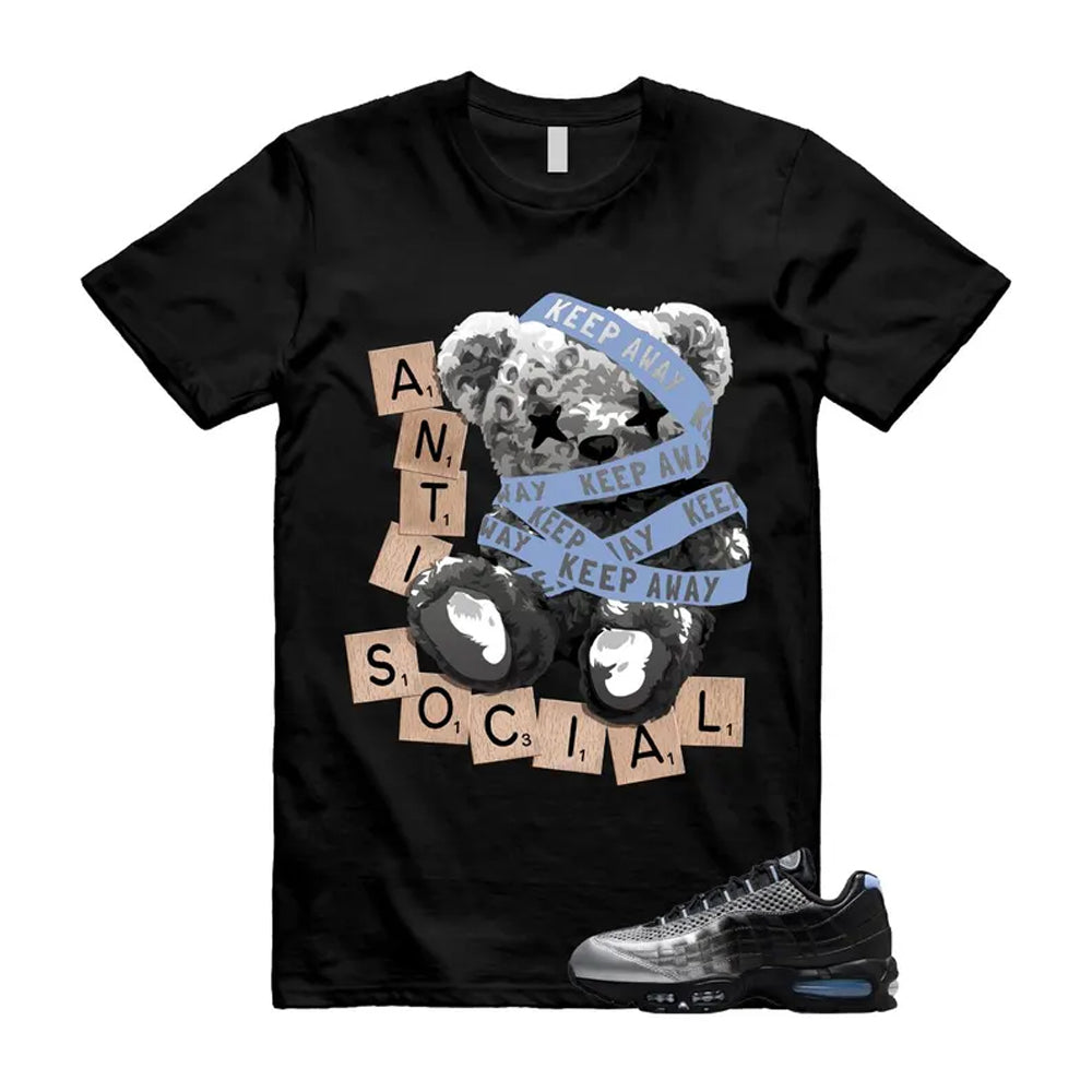 Air Max 95 Palace Black Silver Aluminum OG Big Bubble Shirt To Match Anti T-Shirt 2026