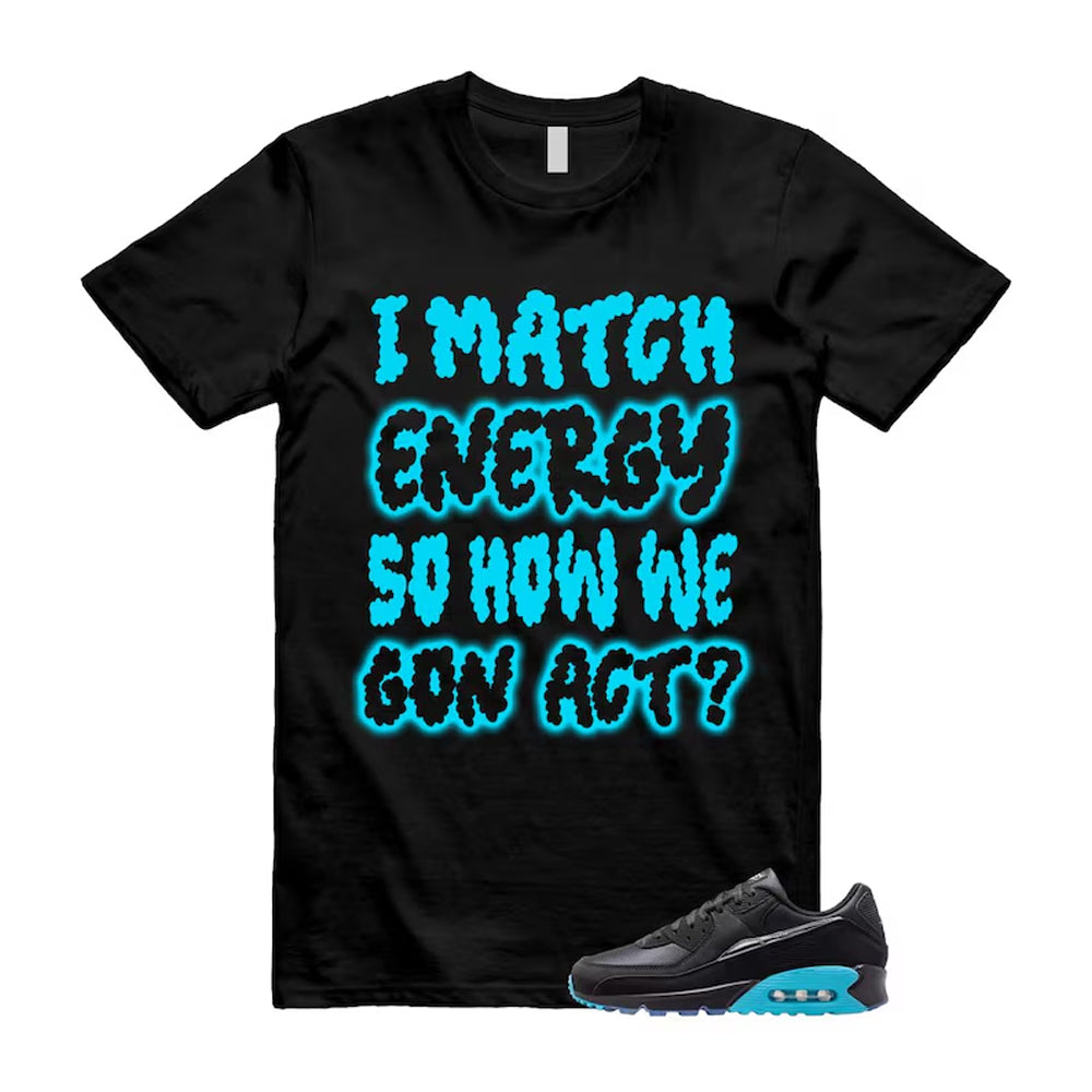 Air Max 90 Gamma Blue Black Premium Scorpion Shirt To Match I Match Energy T-Shirt 2026