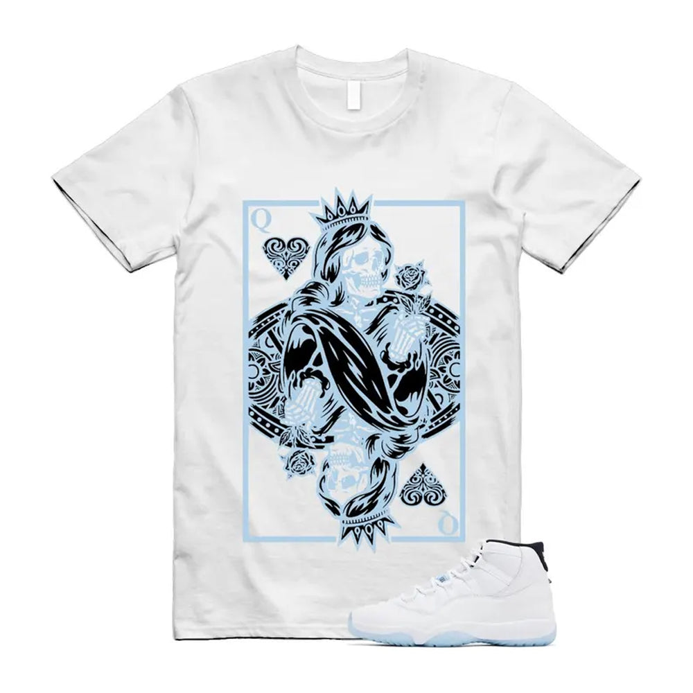 11 Legend Blue White Black Shirt To Match Queen Card T-Shirt