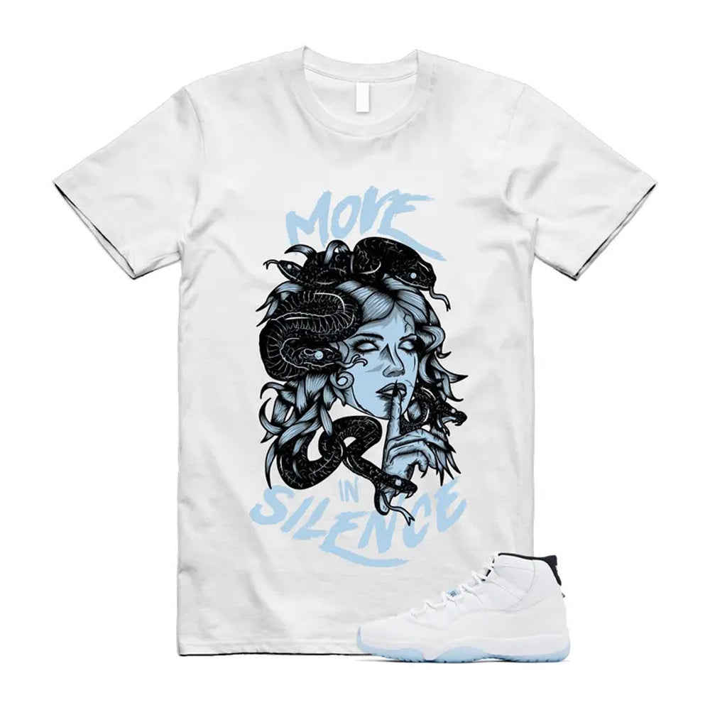 11 Legend Blue White Black Shirt To Match Move Is Silence T-Shirt