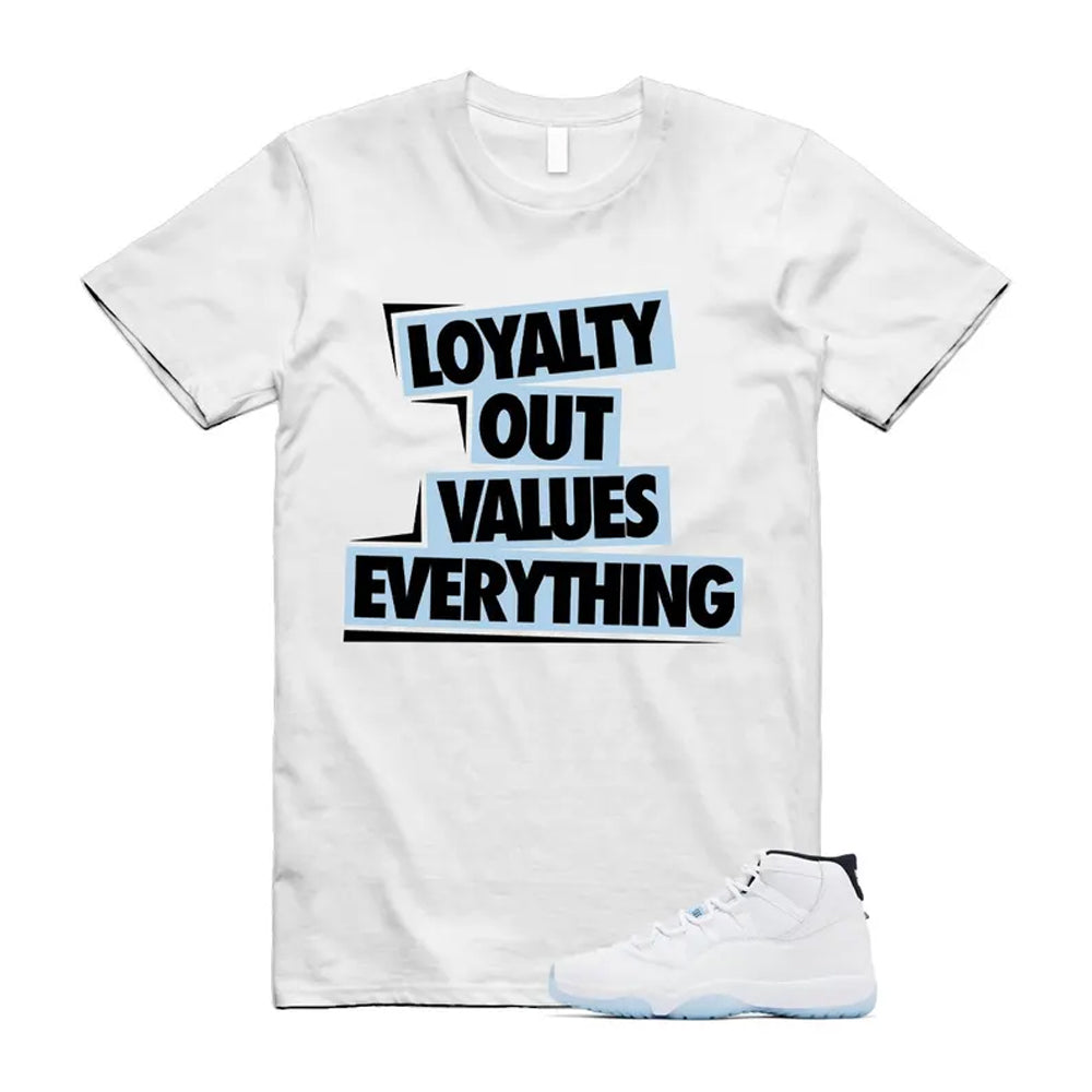 11 Legend Blue White Black Shirt To Match Love T-Shirt