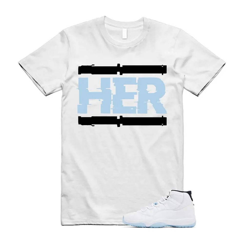11 Legend Blue White Black Shirt To Match Her T-Shirt