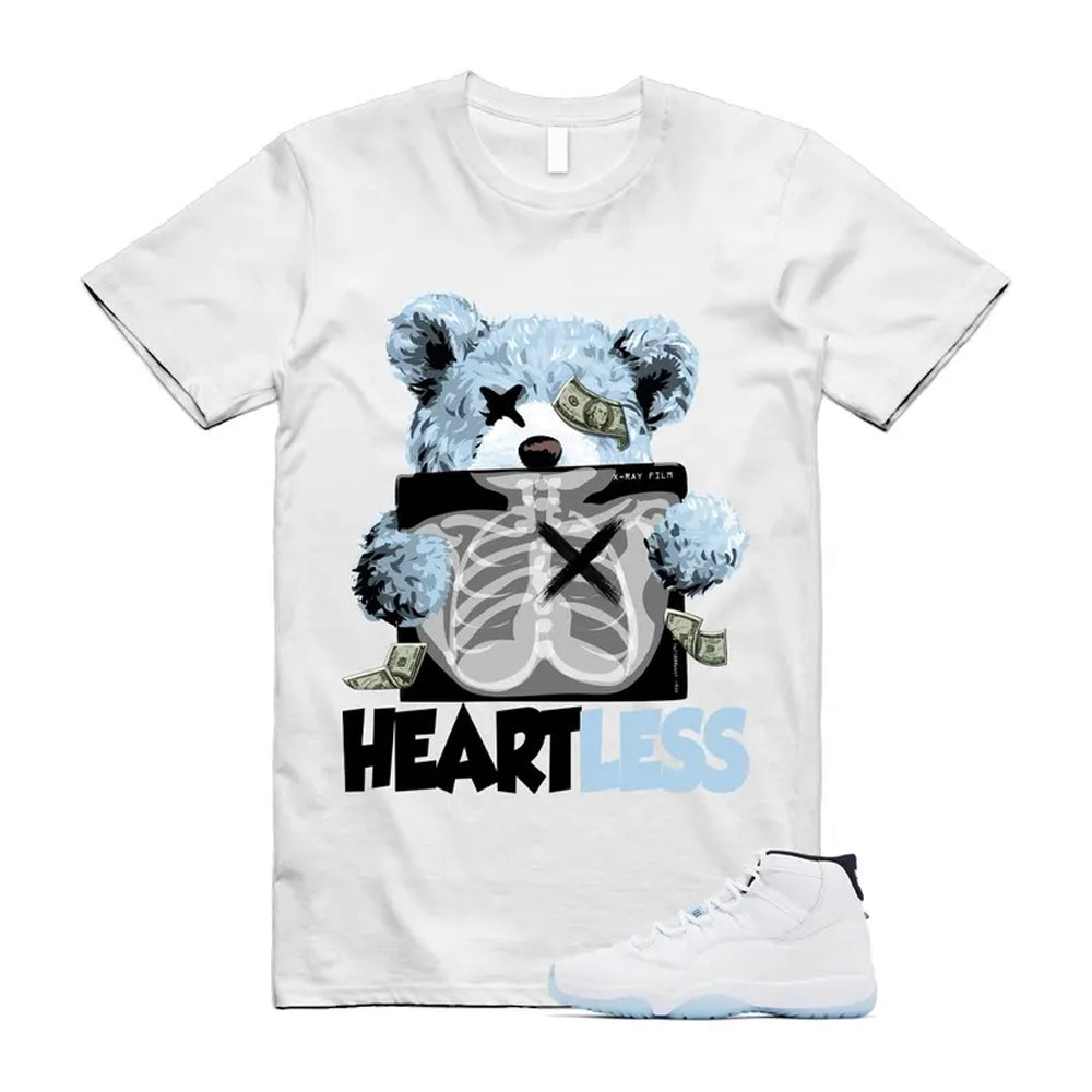 11 Legend Blue White Black Shirt To Match Heart T-Shirt