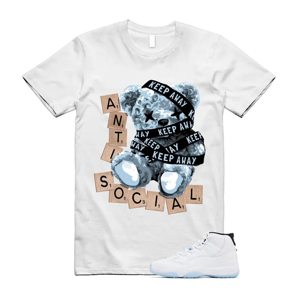 11 Legend Blue White Black Shirt To Match Anti Social Butterfly T-Shirt