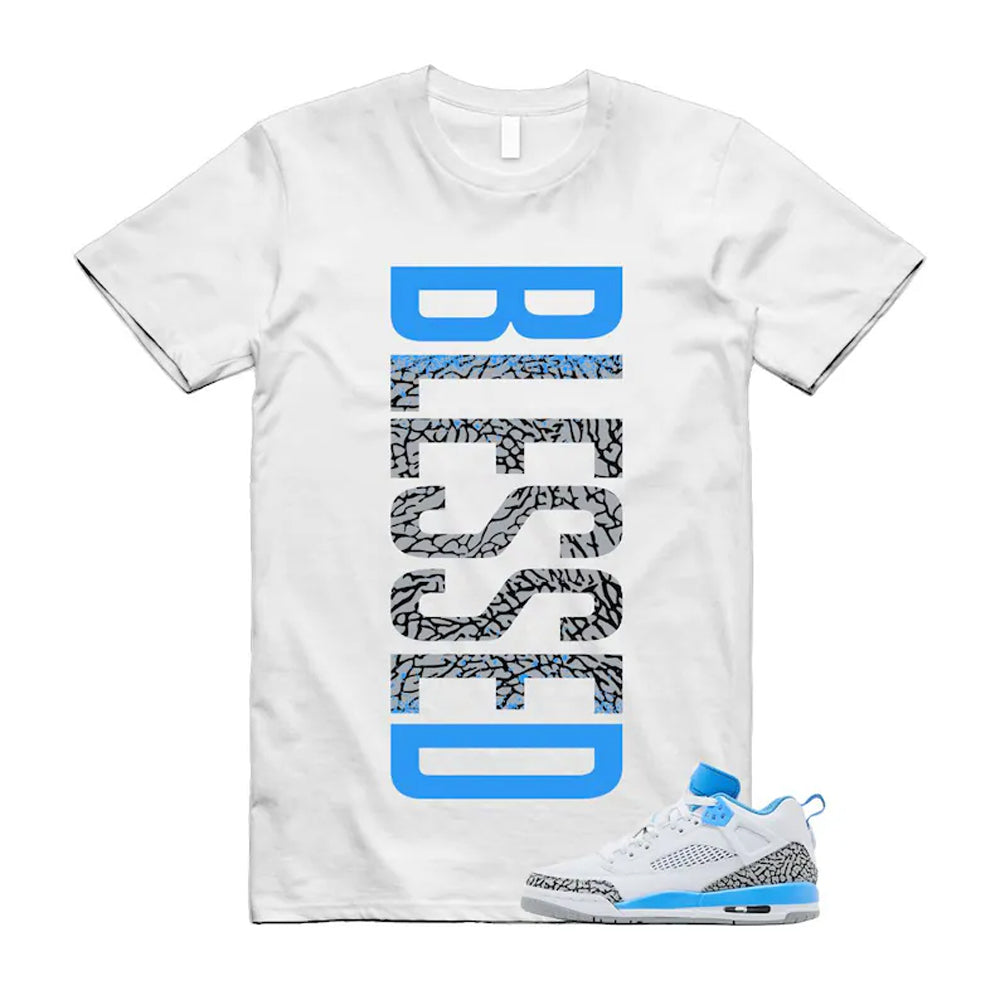 Spizike UNC University Blue White Wolf Grey Anthracite Low Shirt To Match Vertbls T-Shirt 2024