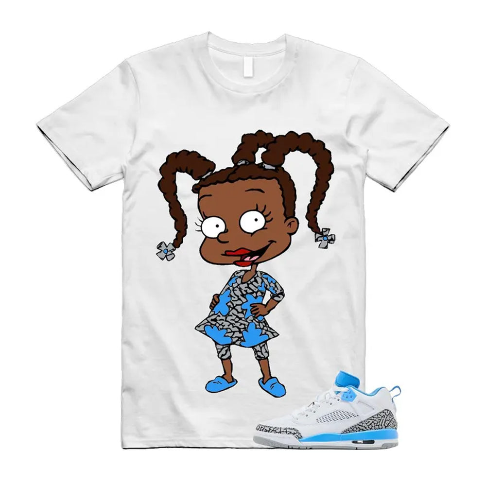 Spizike UNC University Blue White Wolf Grey Anthracite Low Shirt To Match Susie T-Shirt 2024