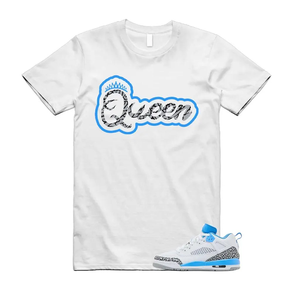 Spizike UNC University Blue White Wolf Grey Anthracite Low Shirt To Match Queen T-Shirt 2024