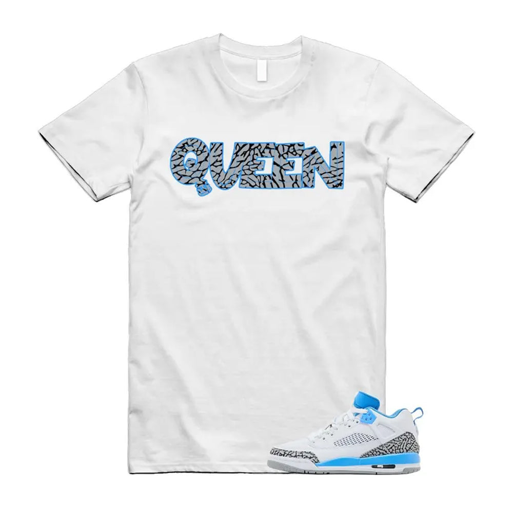 Spizike UNC University Blue White Wolf Grey Anthracite Low Shirt To Match Queen T-Shirt 2024