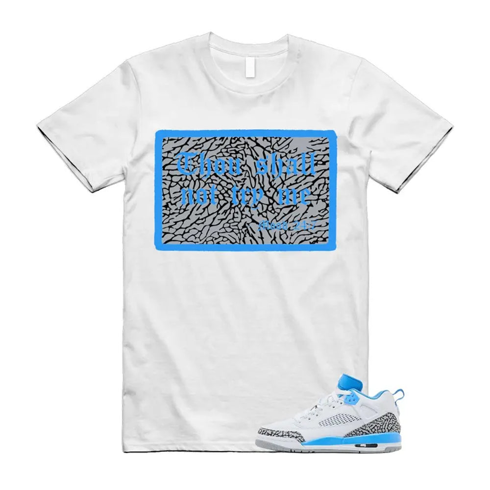 Spizike UNC University Blue White Wolf Grey Anthracite Low Shirt To Match Mood T-Shirt 2024