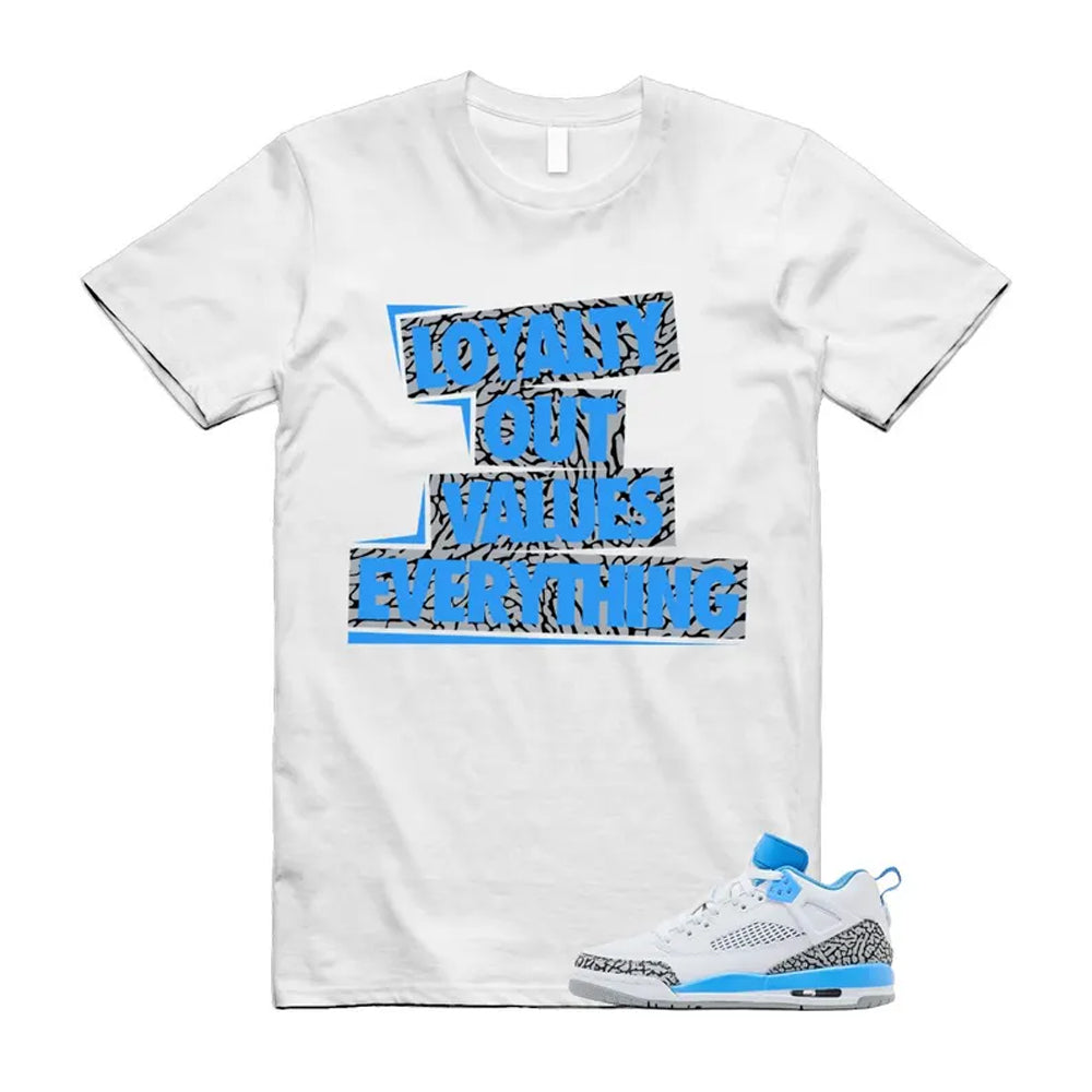 Spizike UNC University Blue White Wolf Grey Anthracite Low Shirt To Match Love T-Shirt 2024