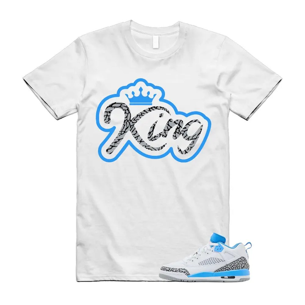 Spizike UNC University Blue White Wolf Grey Anthracite Low Shirt To Match King T-Shirt 2024