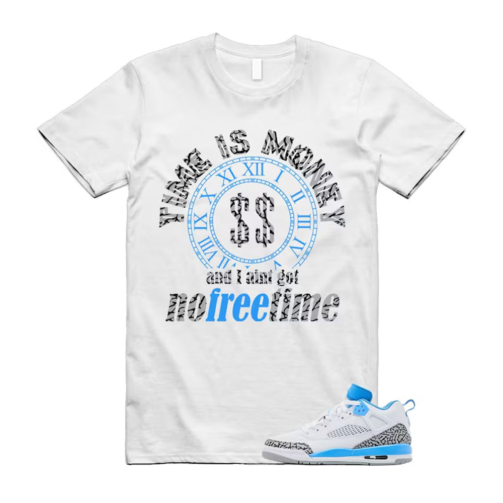 Spizike UNC University Blue White Wolf Grey Anthracite Low Shirt To Match Free Time T-Shirt 2024