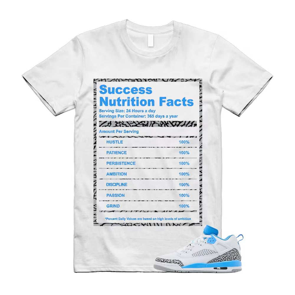 Spizike UNC University Blue White Wolf Grey Anthracite Low Shirt To Match Success T-Shirt 2024