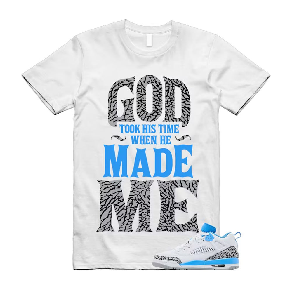 Spizike UNC University Blue White Wolf Grey Anthracite Low Shirt To Match Made Me T-Shirt 2024