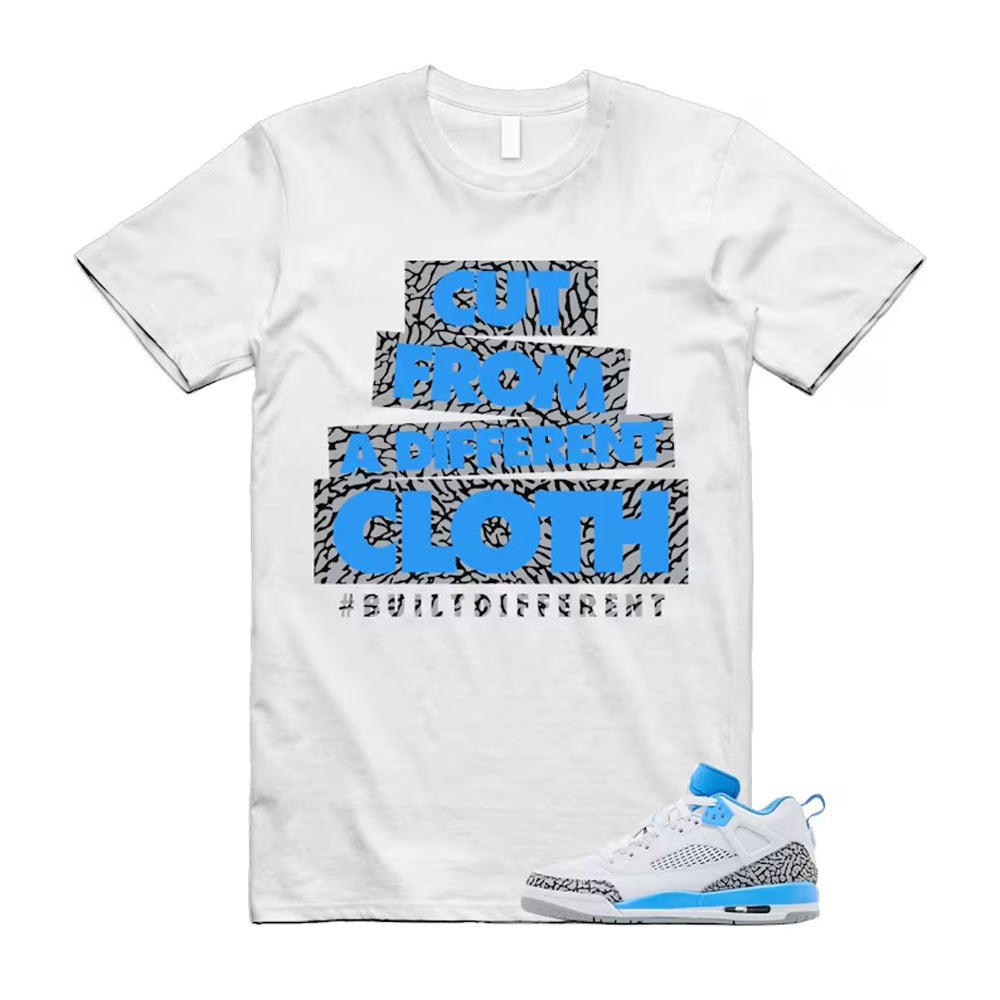 Spizike UNC University Blue White Wolf Grey Anthracite Low Shirt To Match Cloth T-Shirt 2024