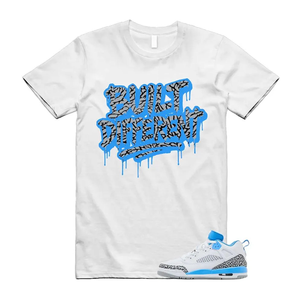 Spizike UNC University Blue White Wolf Grey Anthracite Low Shirt To Match Built Different T-Shirt 2024