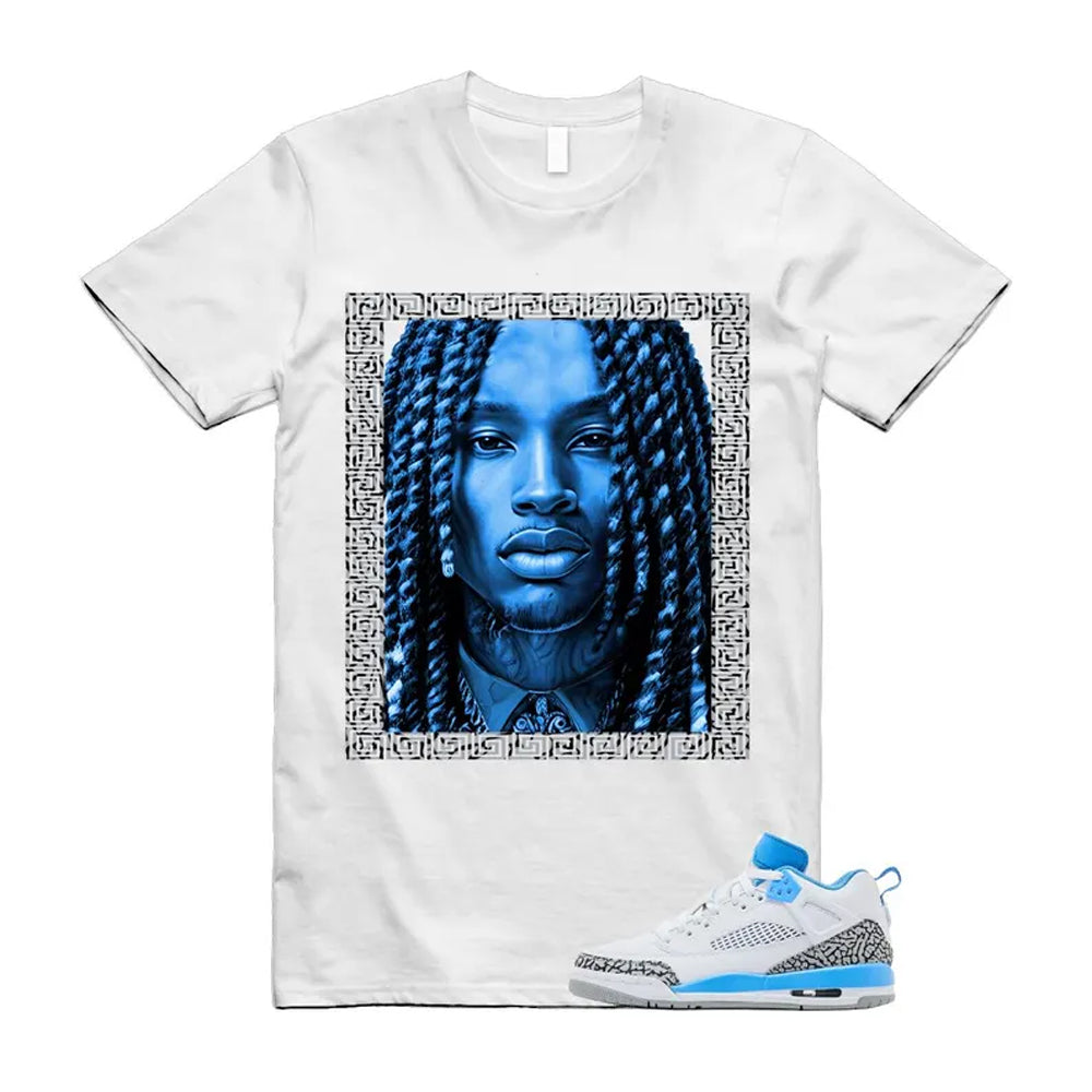 Spizike UNC University Blue White Wolf Grey Anthracite Low Shirt To Match Von T-Shirt 2024
