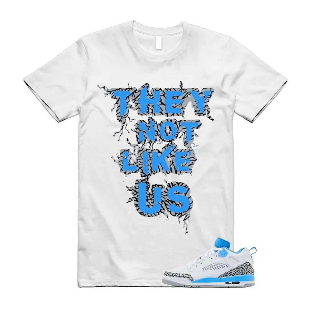 Spizike UNC University Blue White Wolf Grey Anthracite Low Shirt To Match Us T-Shirt 2024