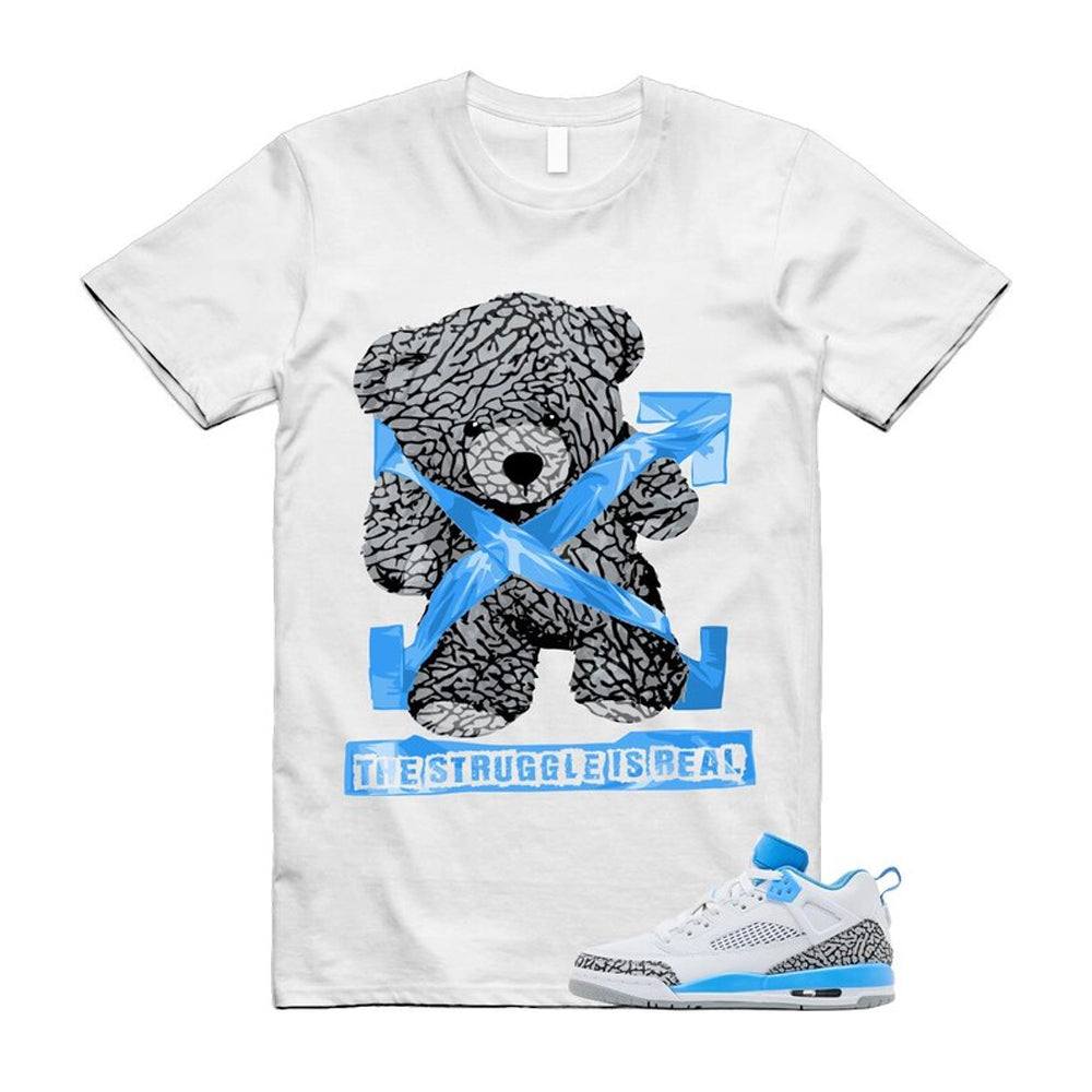Spizike UNC University Blue White Wolf Grey Anthracite Low Shirt To Match Strug T-Shirt 2024