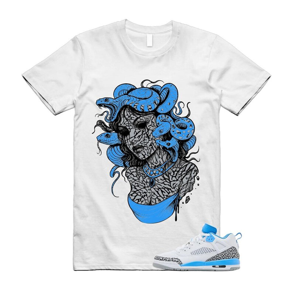 Spizike UNC University Blue White Wolf Grey Anthracite Low Shirt To Match Snakes T-Shirt 2024