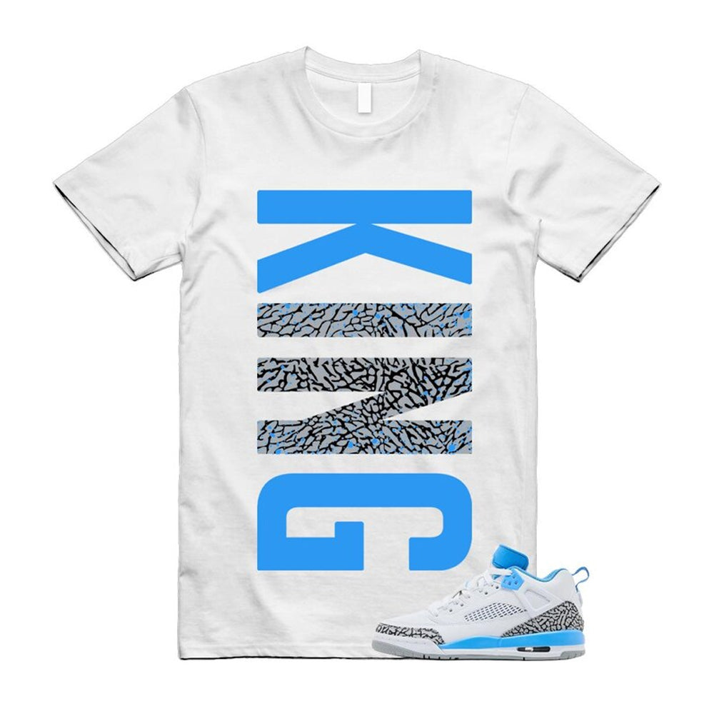 Spizike UNC University Blue White Wolf Grey Anthracite Low Shirt To Match King Vert T-Shirt 2024