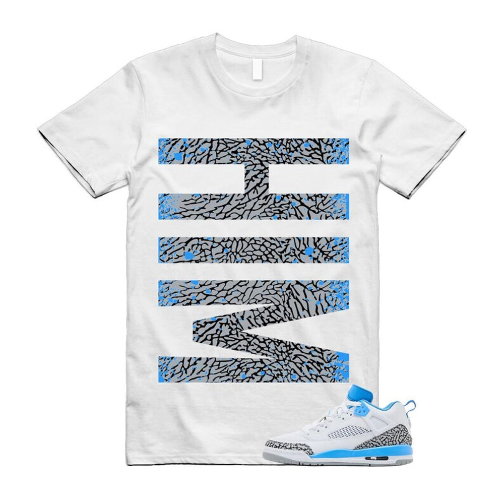 Spizike UNC University Blue White Wolf Grey Anthracite Low Shirt To Match Him Vert T-Shirt 2024