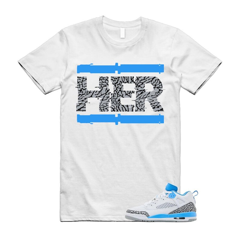 Spizike UNC University Blue White Wolf Grey Anthracite Low Shirt To Match Her T-Shirt 2024