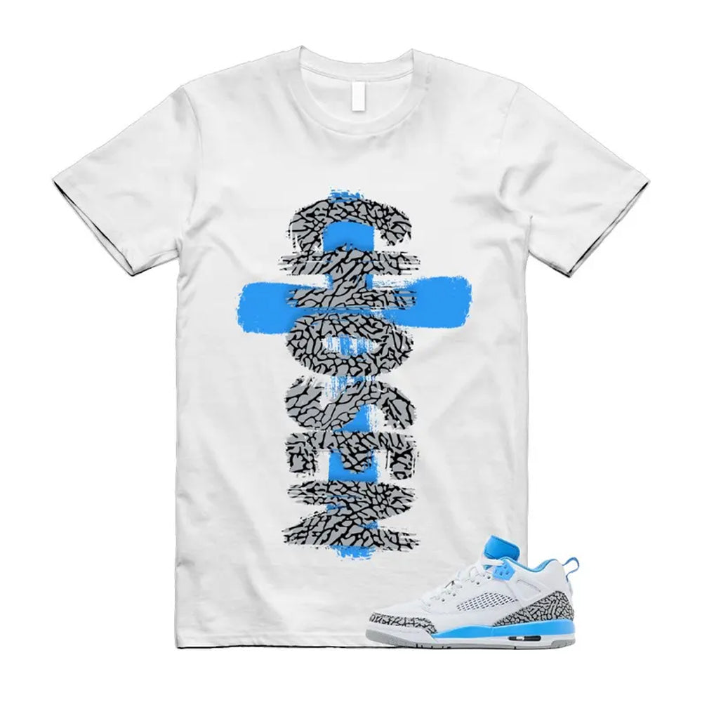Spizike UNC University Blue White Wolf Grey Anthracite Low Shirt To Match Chosen T-Shirt 2024