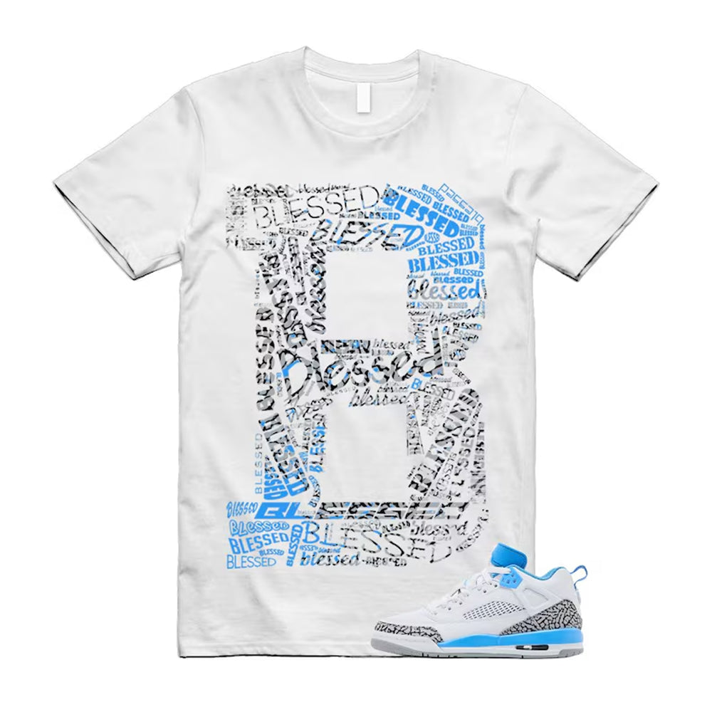 Spizike UNC University Blue White Wolf Grey Anthracite Low Shirt To Match B T-Shirt 2024
