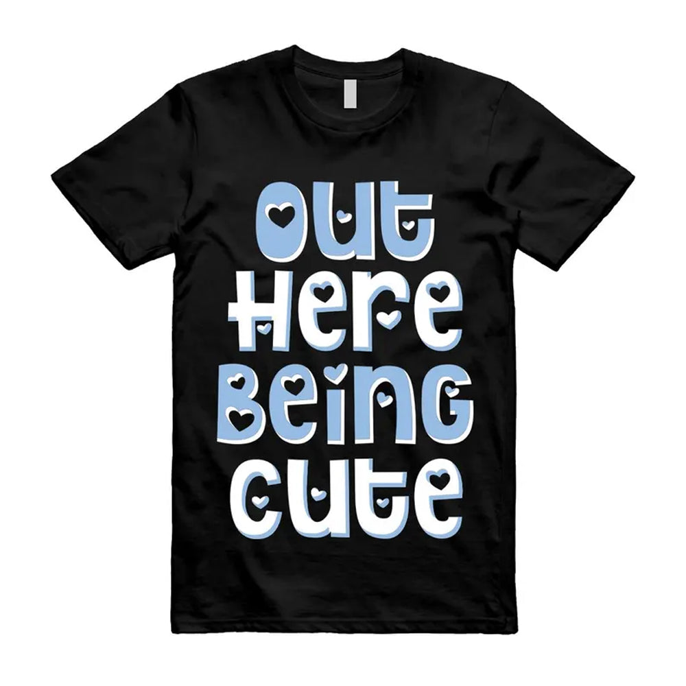 Huarache Cool Blue Black White Air Trainer Shirt To Match Out Here Being Cute T-Shirt 2024