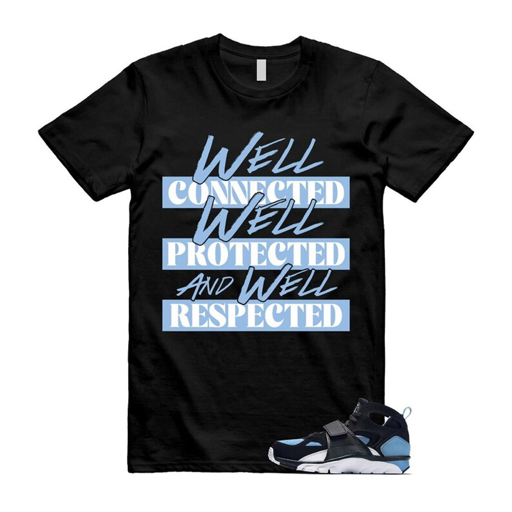 Huarache Cool Blue Black White Air Trainer Shirt To Match Well T-Shirt 2024