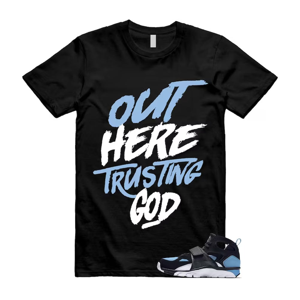 Huarache Cool Blue Black White Air Trainer Shirt To Match God T-Shirt 2024