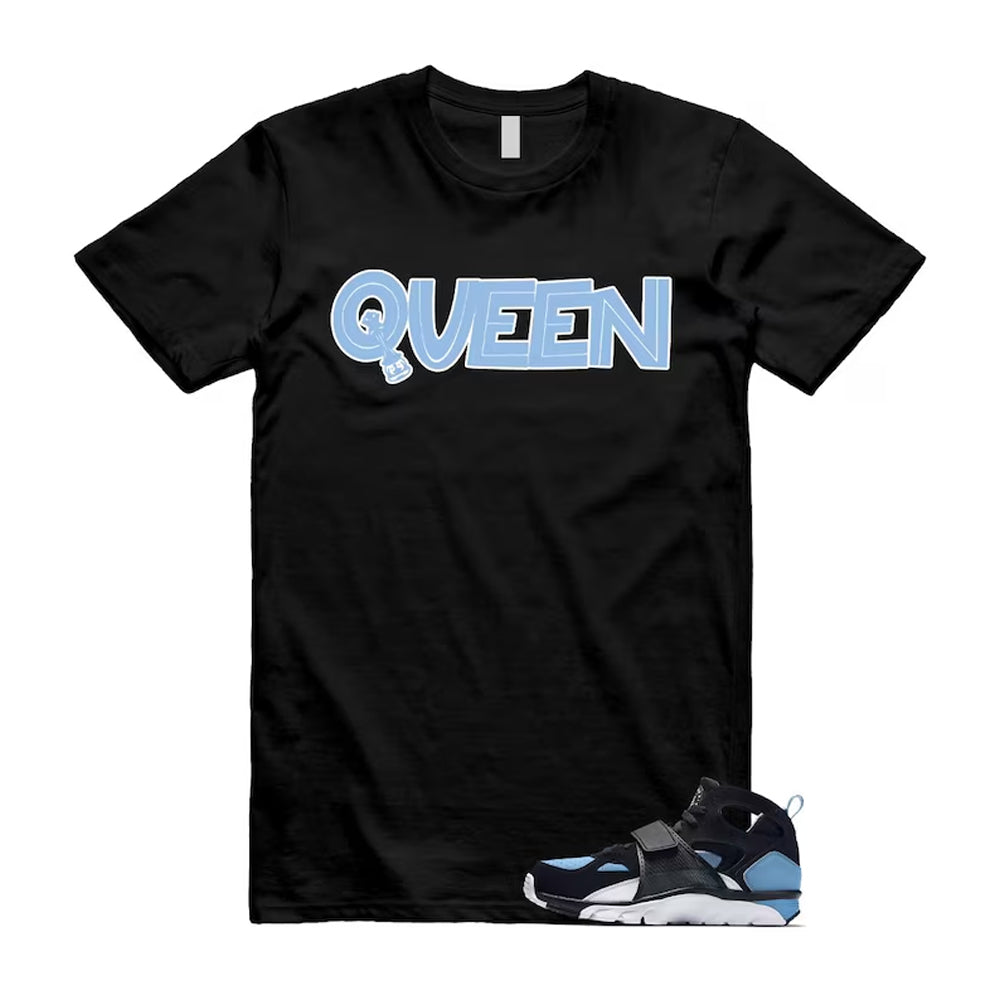 Huarache Cool Blue Black White Air Trainer Shirt To Match Queen T-Shirt 2024